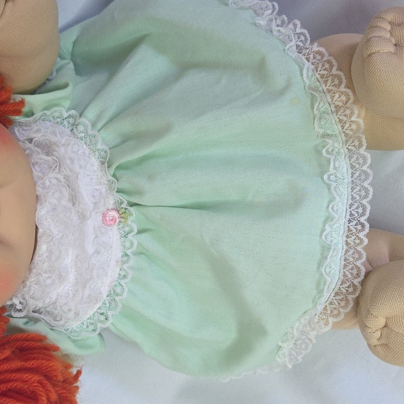 Cabbage Patch Kid Doll Vintage 1985 Original Outfit One Tooth Redhead Blue Eyes - Picture 6 of 13